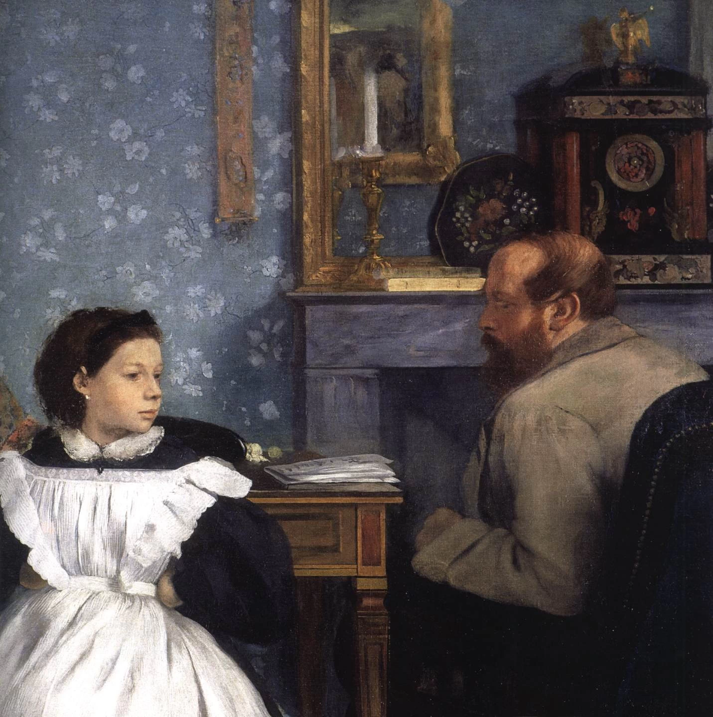 Ritratto della famiglia Bellelli - Musée d'Orsay, Paris, dettaglio